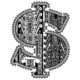 cash dollar symbol intricate